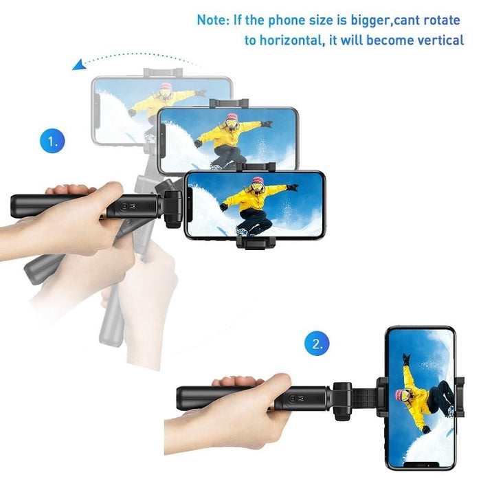 Multifunctional Mobile Phone Gimbal Stabilizer with Live