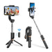 Multifunctional Mobile Phone Gimbal Stabilizer with Live