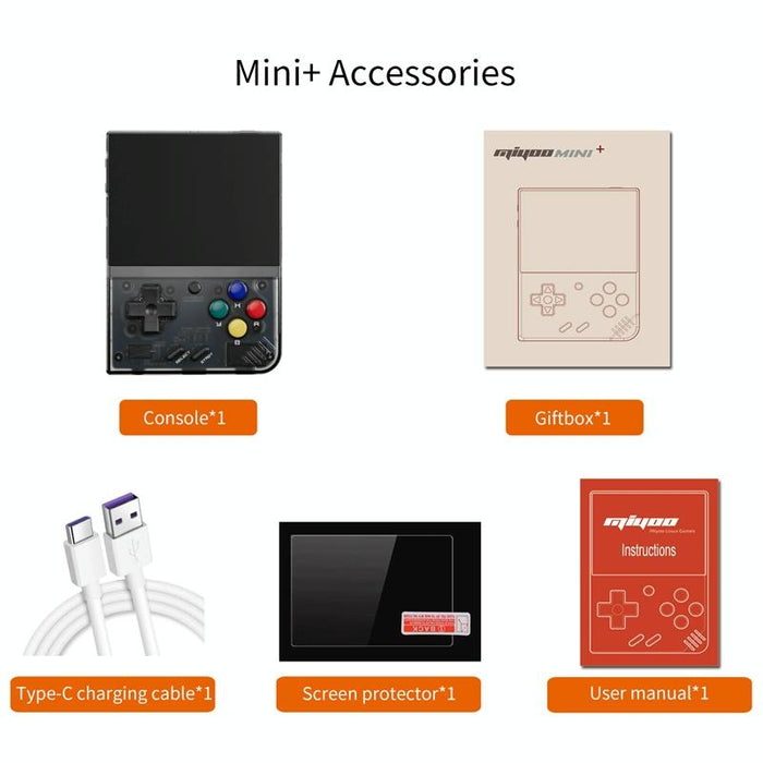 Miyoo Mini Plus 3.5 Inch Ips Screen Retro Handheld Game Console 128G 25K Games