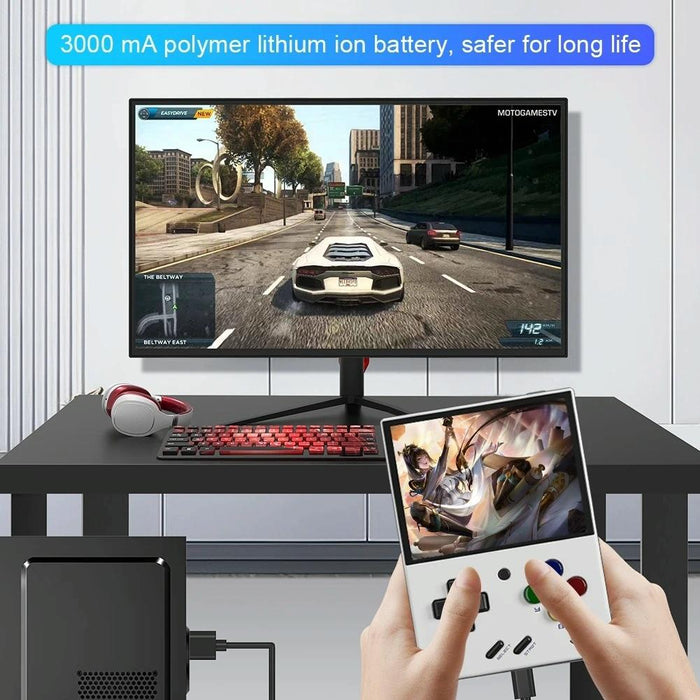 Miyoo Mini Plus 3.5 Inch Ips Screen Retro Handheld Game Console 128G 25K Games