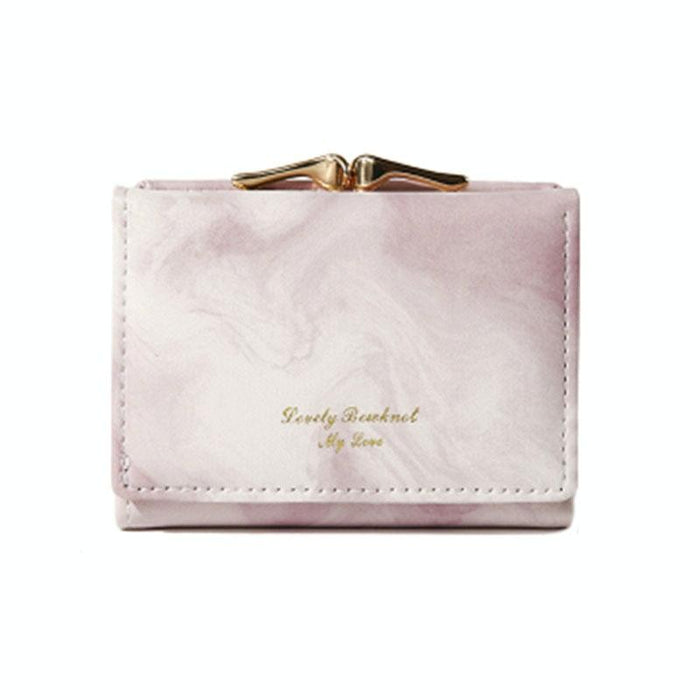 Ink Painting Elements Tri-Fold Wallet Mini Portable Wallet