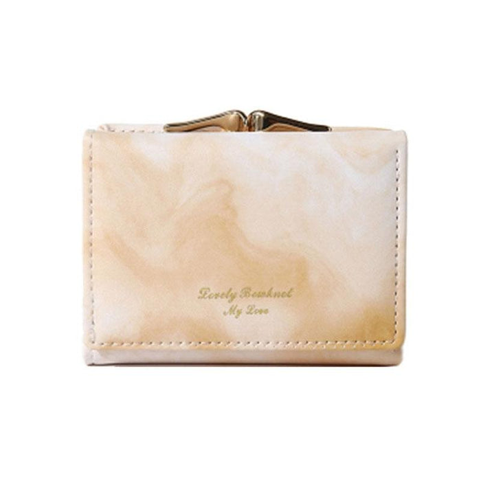 Ink Painting Elements Tri-Fold Wallet Mini Portable Wallet