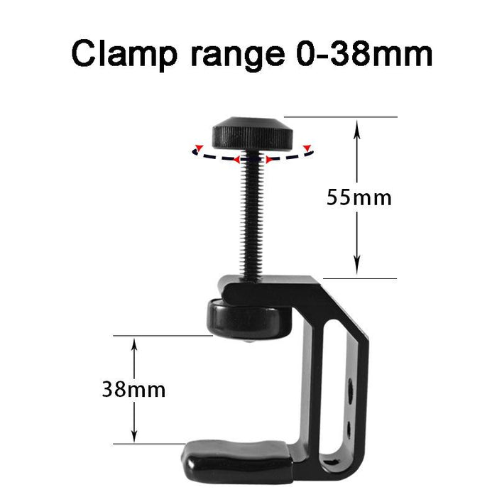 Bexin Wn 38 Universal c Clamp With 1/4 Inch And 3/8 Hole