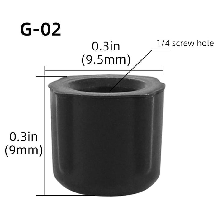 10Pcs G-02 Camera 1/4-Inch Screw Protection Cap For Tripod Monopod Screw