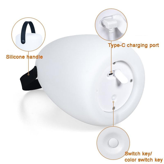 Usb Rechargeable Hanging Lantern With 16 Led Colours