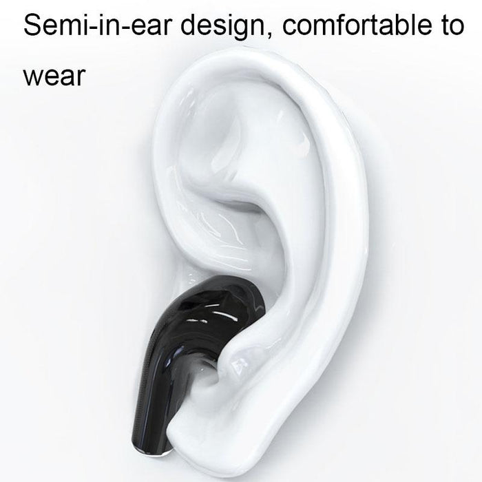 Transparent Semi-In-Ear Stereo Touch Waterproof Noise Reduction Bluetooth Earphones