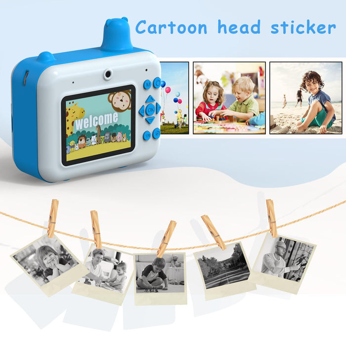 2.36 Inch Led Hd Display 1080P Childrens Camera Thermal Printing Instant Camera