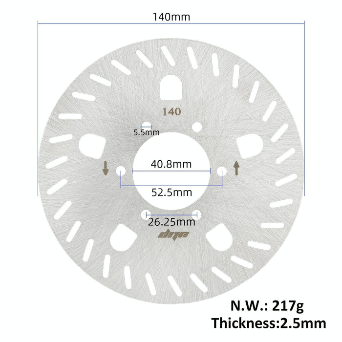 For Xiaomi Ninebot Electric Scooter Gt1 Gt2 140mm 6 Hole