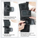 360 Degree Rotation Backpack Clip Clamp Mount For Action