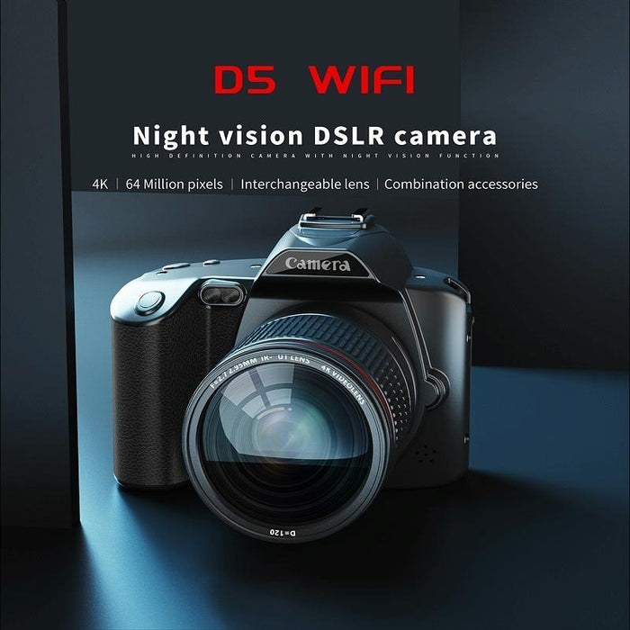 Dual-Camera Night Vision 64 Million Pixel High-Definition Wifi Digital Camera Standard & Fill Light