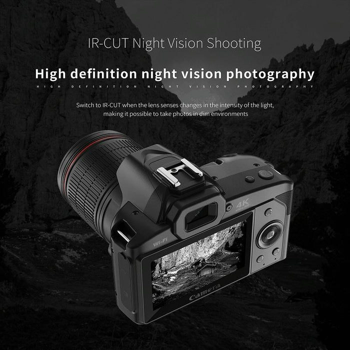 Dual-Camera Night Vision 64 Million Pixel High-Definition Wifi Digital Camera Standard & Fill Light