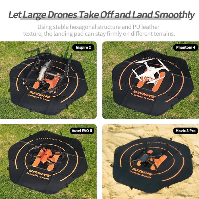 Tjp10 Hexagonal Double Sided Folding Drone Universal Apron