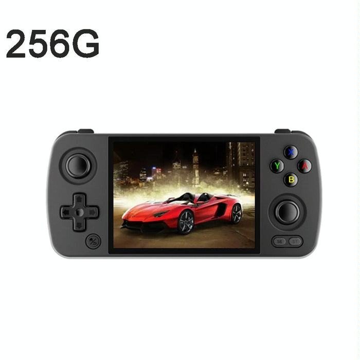 Rg405M Handheld Game Console 4 Inch Ips Touch Screen Aluminum Alloy Android 12 System 128G & 128G 3100 & Games Black