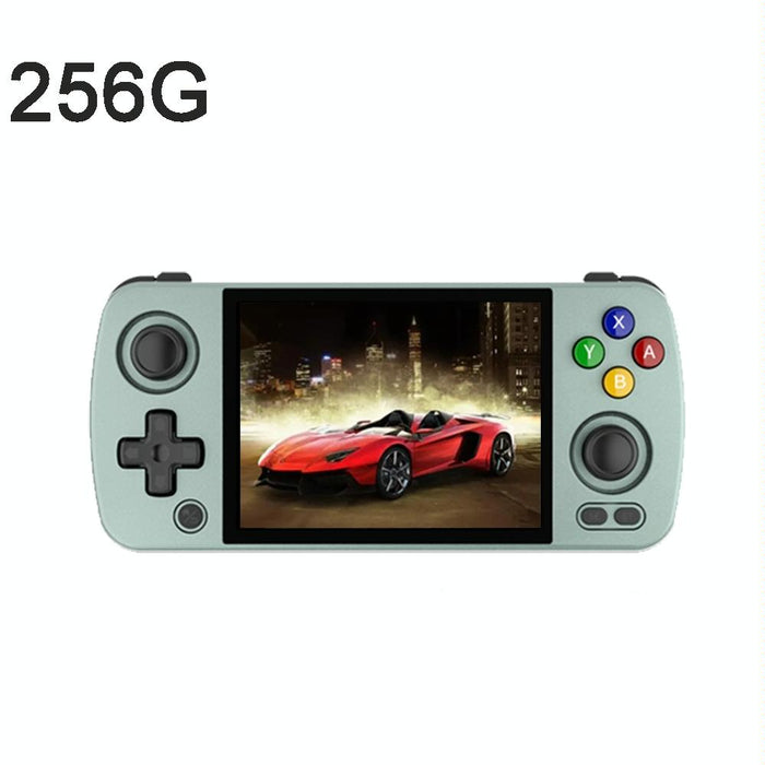 Rg405M Handheld Game Console 4 Inch Ips Touch Screen Aluminum Alloy Android 12 System 128G & 128G 3100 & Games Black