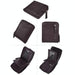 Men Retro Rfid Zip Wallet - Zipper Closure