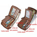 Men Retro Rfid Zip Wallet - Zipper Closure