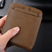 Men Retro Rfid Zip Wallet - Zipper Closure