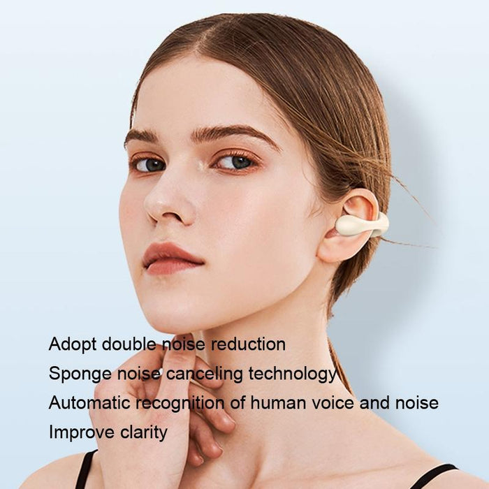 Single Ear Bone Conduction Bluetooth Earphone In-Ear Wearable Running Sports Mini