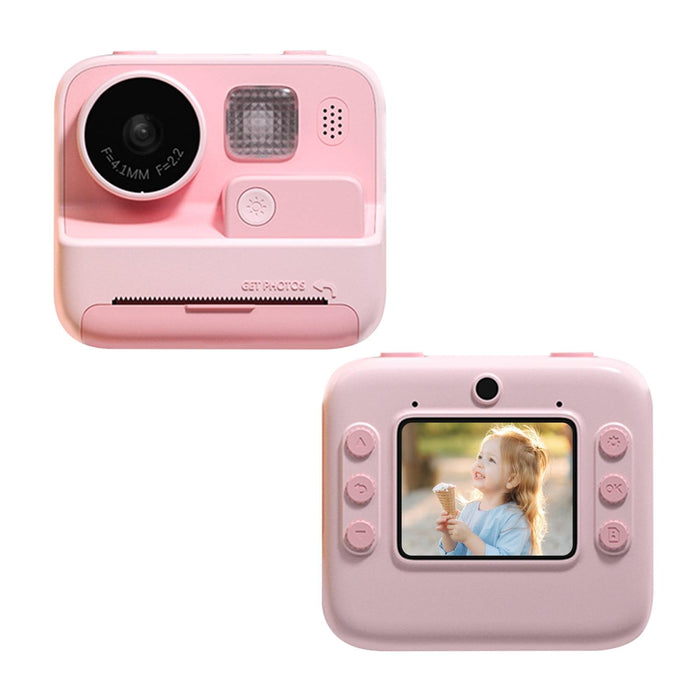 Children Instant Print Camera 4800W Pixel 2-Inch Screen Dual Lens Photography Camera