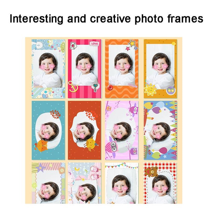 Children Instant Print Camera 1080P 2.4-Inch Screen Dual Lens Photography Camera