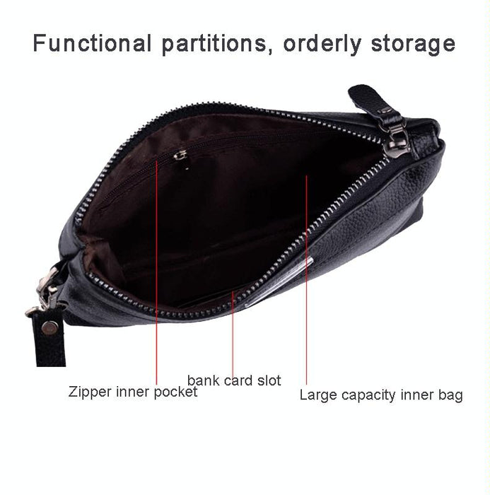 Clutch Bag Casual Long Zipper Wallet Large Capacity Handbag