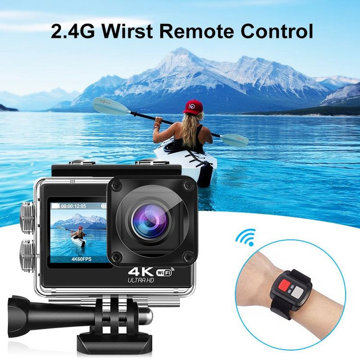 At Q60ar Wifi Dual Screen Hd Anti Shake Video Outdoor