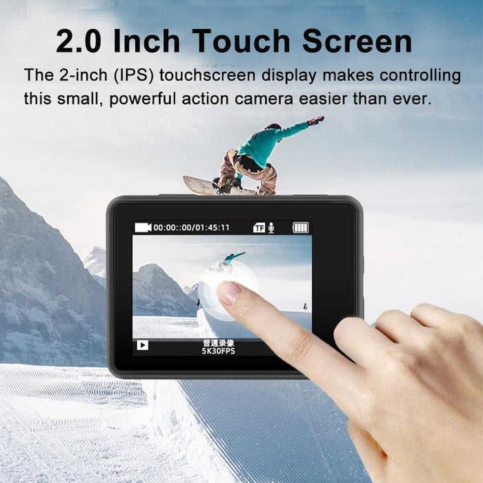 5k/30fps Wifi Hd Anti Shake Remote Touch Dual Screen Ip68