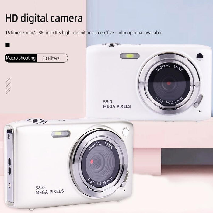 2.88 Inch Ips Screen Hd Digital Camera 16X Zoom Portable Ccd Camera