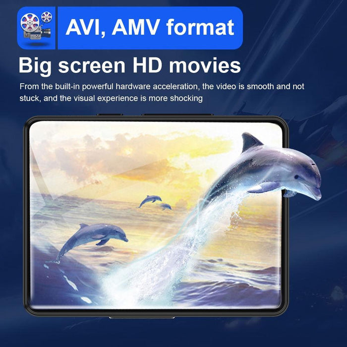 Bluetooth 5.0 Mp3 Player With Ebook Recorder 128Gb