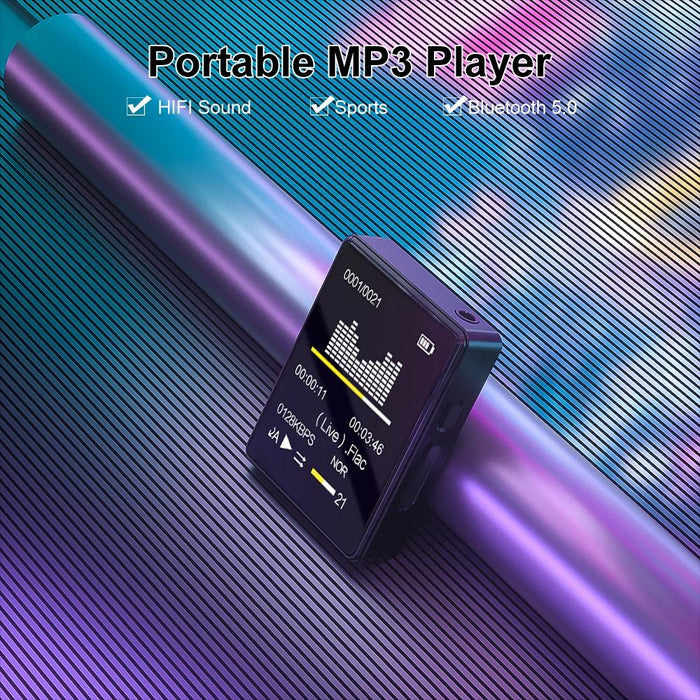 Bluetooth 5.0 Mp3 Player With Ebook Recorder 128Gb