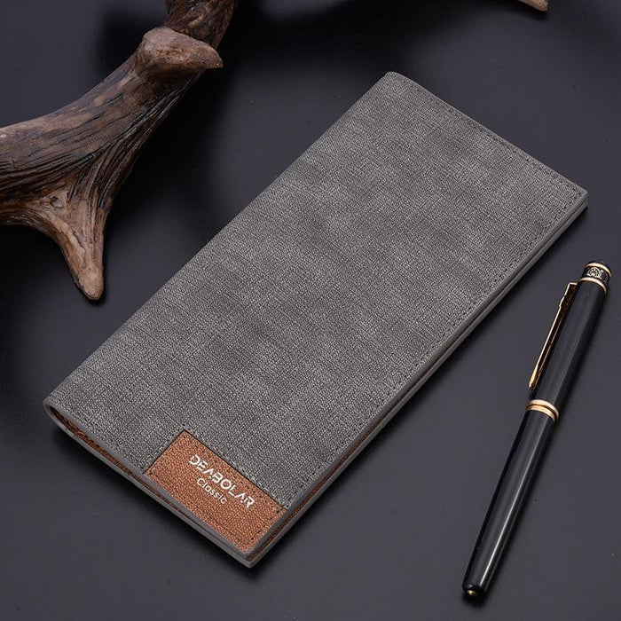 Men's Large Capacity Ultra-Thin Soft Wallet