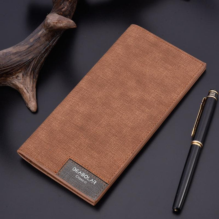 Men's Large Capacity Ultra-Thin Soft Wallet