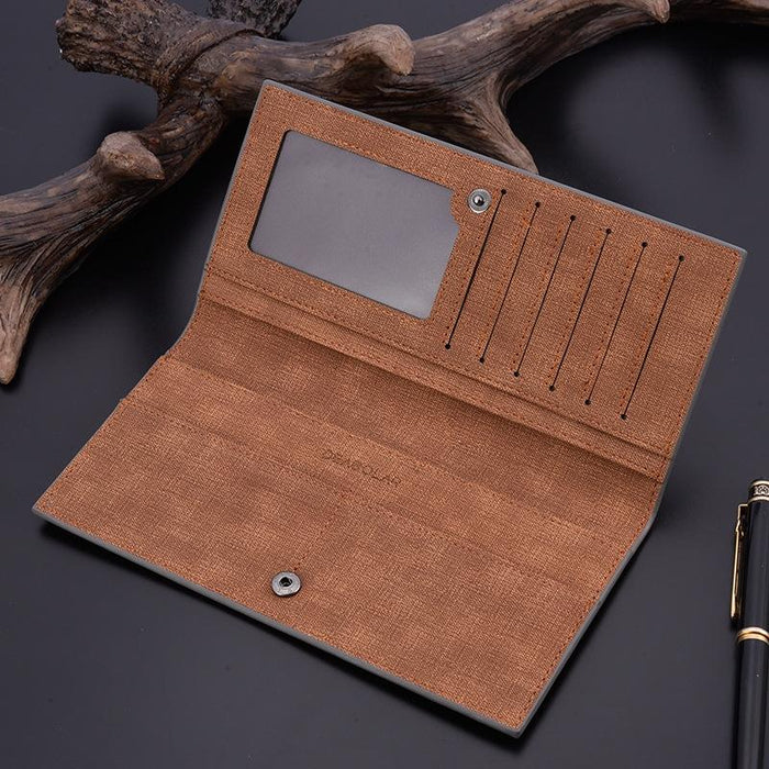 Men's Large Capacity Ultra-Thin Soft Wallet