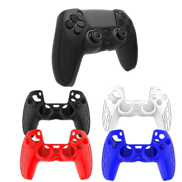 For Ps5 Gamepad Silicone Case Non-Slip Texture Thickened Protective Cover