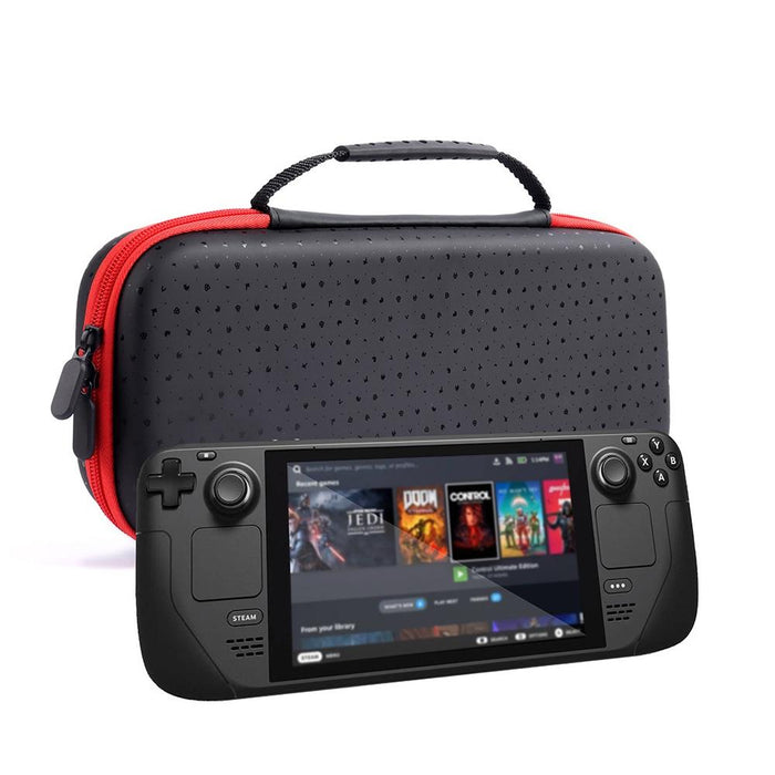 For Steam Deck Game Console Storage Bag Waterproof And Drop-Proof With Interlayer Black