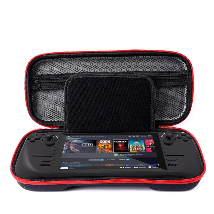 For Steam Deck Game Console Storage Bag Waterproof And Drop-Proof With Interlayer Black