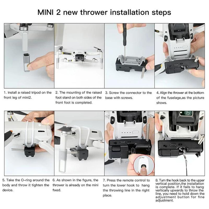 Transport Thrower Drop Device For Dji Mini 2 Drone