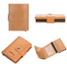 Secure Rfid Pop Up Card Wallet with Metal Shell