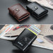Secure Rfid Pop Up Card Wallet with Metal Shell