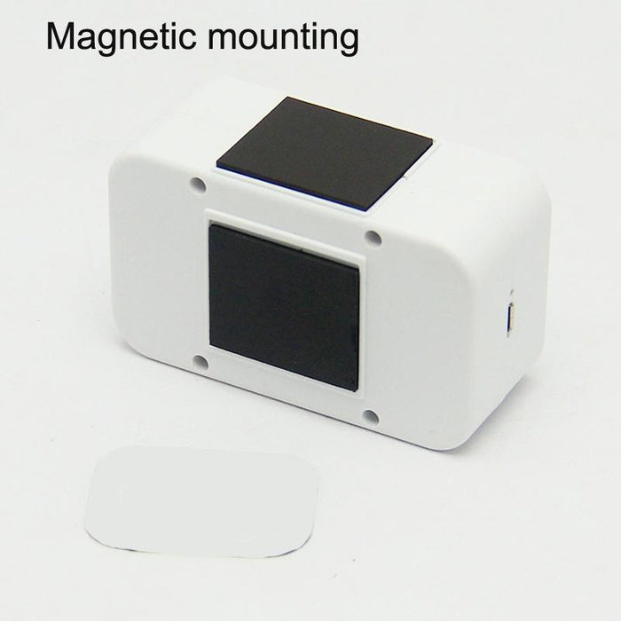 Small Horn Voice Announcement Sensor Entrance Voice Broadcaster Can Used As Doorbell - Battery Round