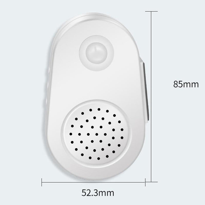 Small Horn Voice Announcement Sensor Entrance Voice Broadcaster Can Used As Doorbell - Battery Round