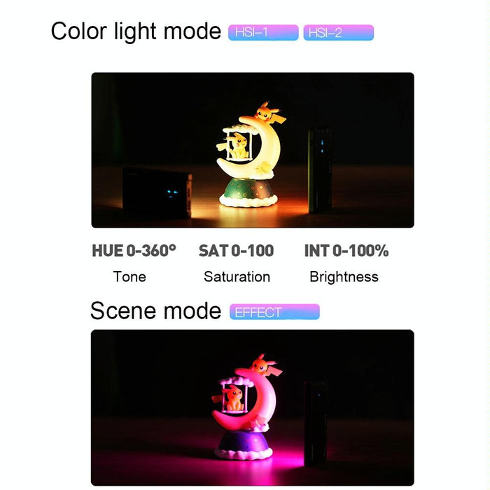 Yn135 135Leds Rgb Dual Colour Temperature Pocket Photography Fill Light Black