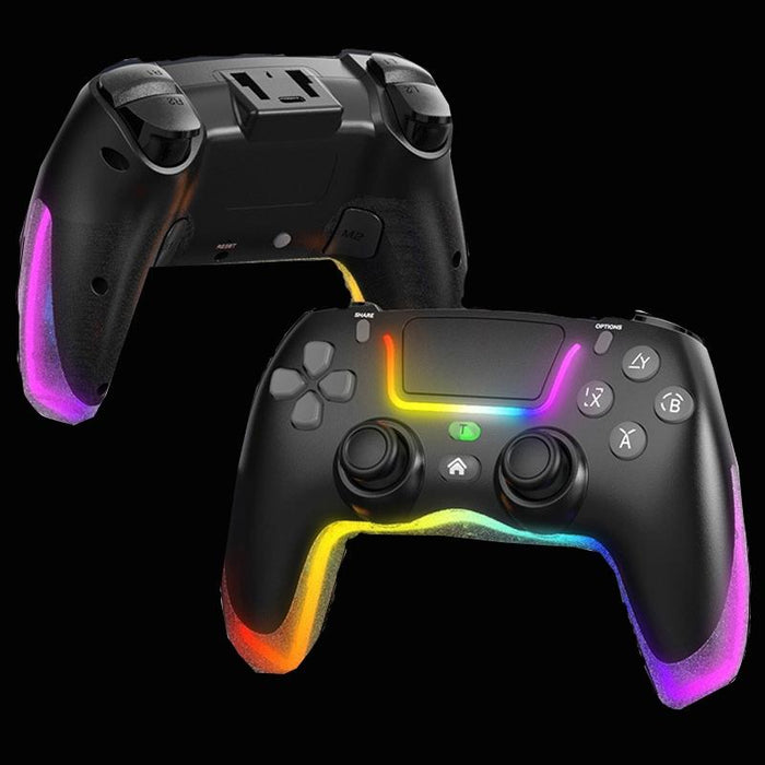 For Ps4 Dazzle Colour Light Wireless Bluetooth Grip