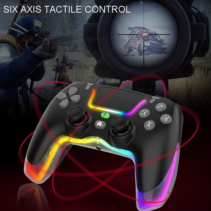 For Ps4 Dazzle Colour Light Wireless Bluetooth Grip