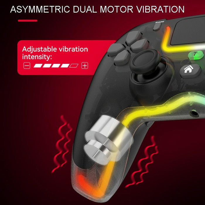 For Ps4 Dazzle Colour Light Wireless Bluetooth Grip