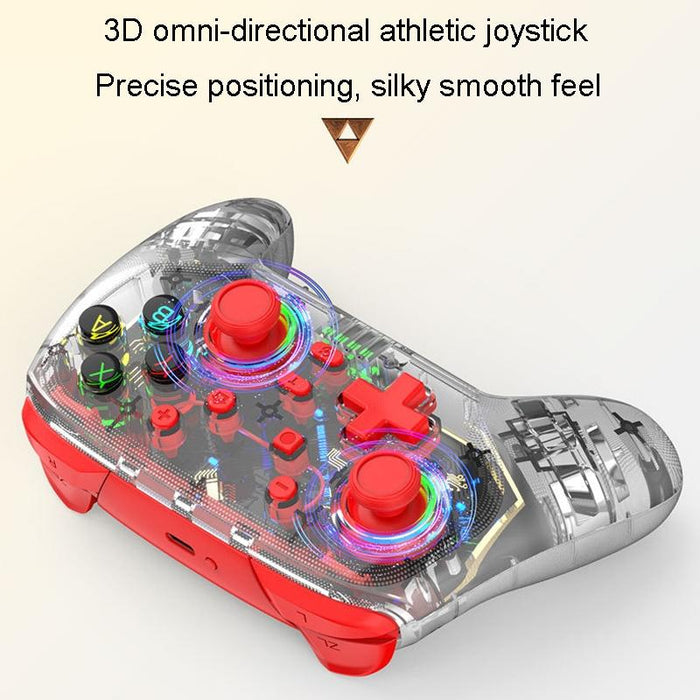 For Ps3 / Ps4 Dual Vibration Wireless Gamepad With Rgb Lights