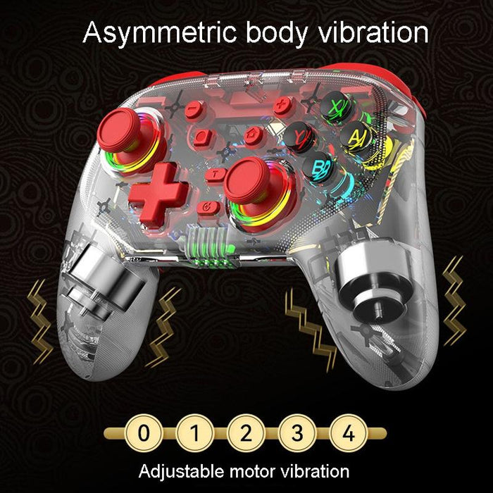 For Ps3 / Ps4 Dual Vibration Wireless Gamepad With Rgb Lights