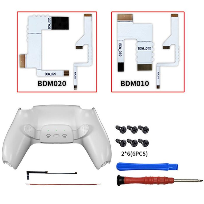 For Ps5 Dual Back Clip Button Programmable Keys Diy Kit White