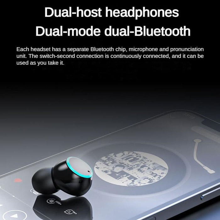 In-Ear Binaural Noise Reduction Wireless Bluetooth Earphones With Power Bank Function