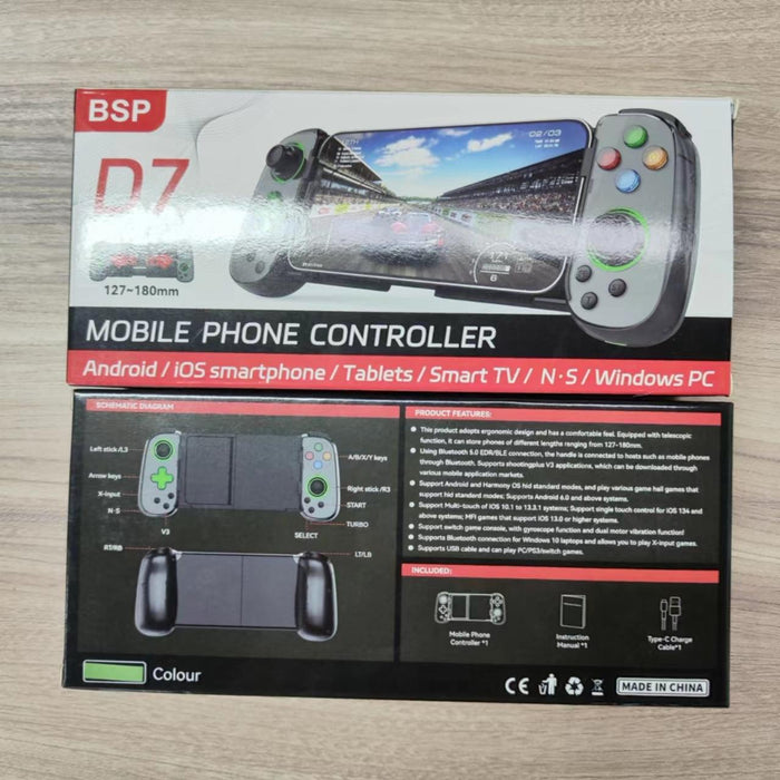 Retractable Bt5.0 Gamepad For Pc/android/ios/win/mac/switch